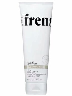 BEING FRENSHE Milky Body Lotion Present & Grounded PALO SANTO SAGE ~ New/Sealed